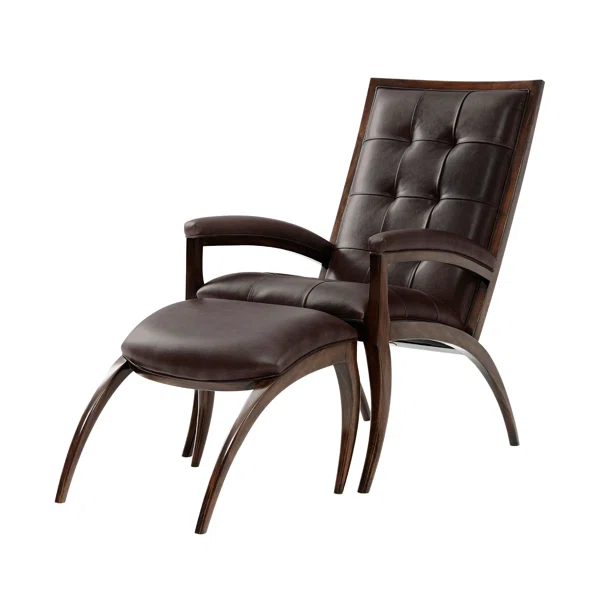 Theodore Alexander™ - Arc Chair & Ottoman