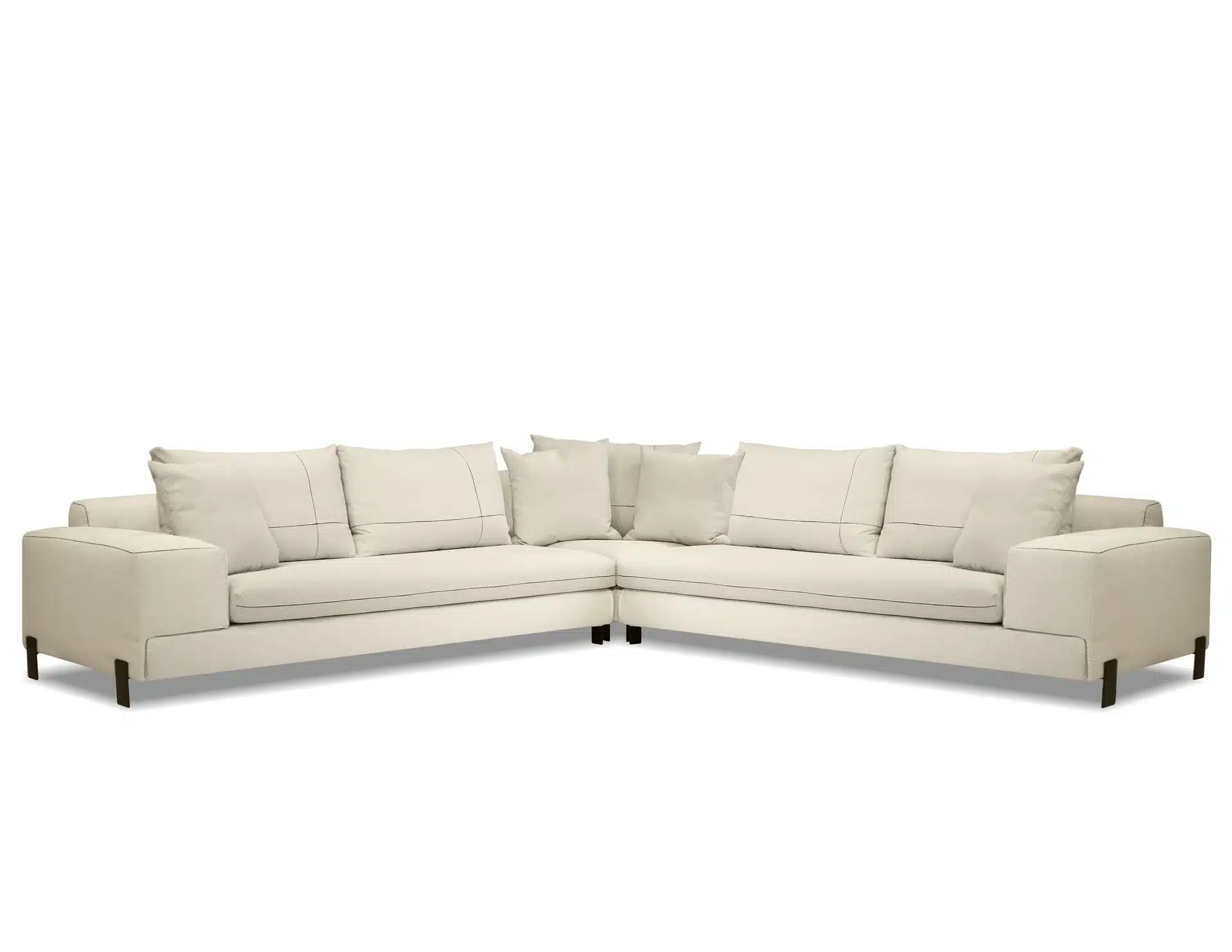 Mobital™ Plateau Modular L-Shaped Corner Sectional - Stone Wheat, Left Facing, Fabric