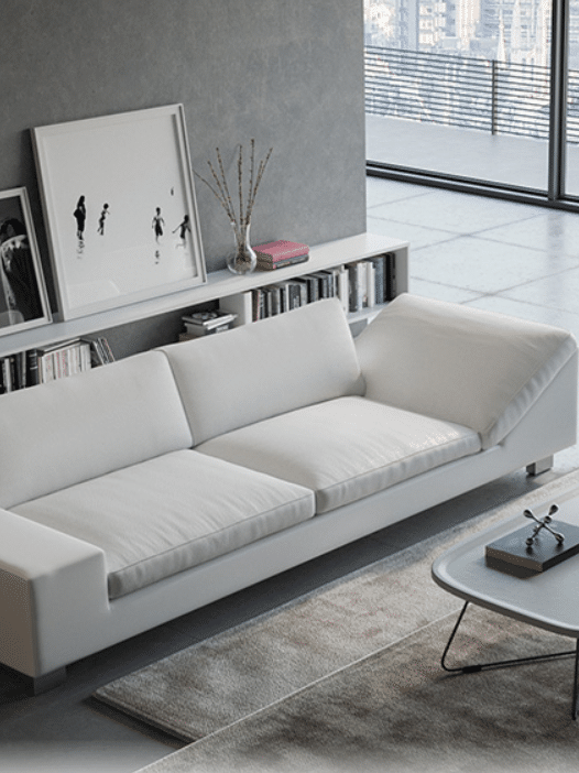 Calia Maddalena™ - Penelope 3 Seater Sofa With 1 Square And 1 Triangle Arm