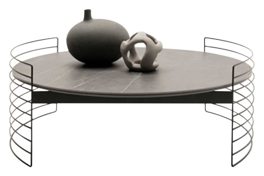 Giorgio Casa™ Atico Eracle Ceramic Coffee Table Ø80 cm