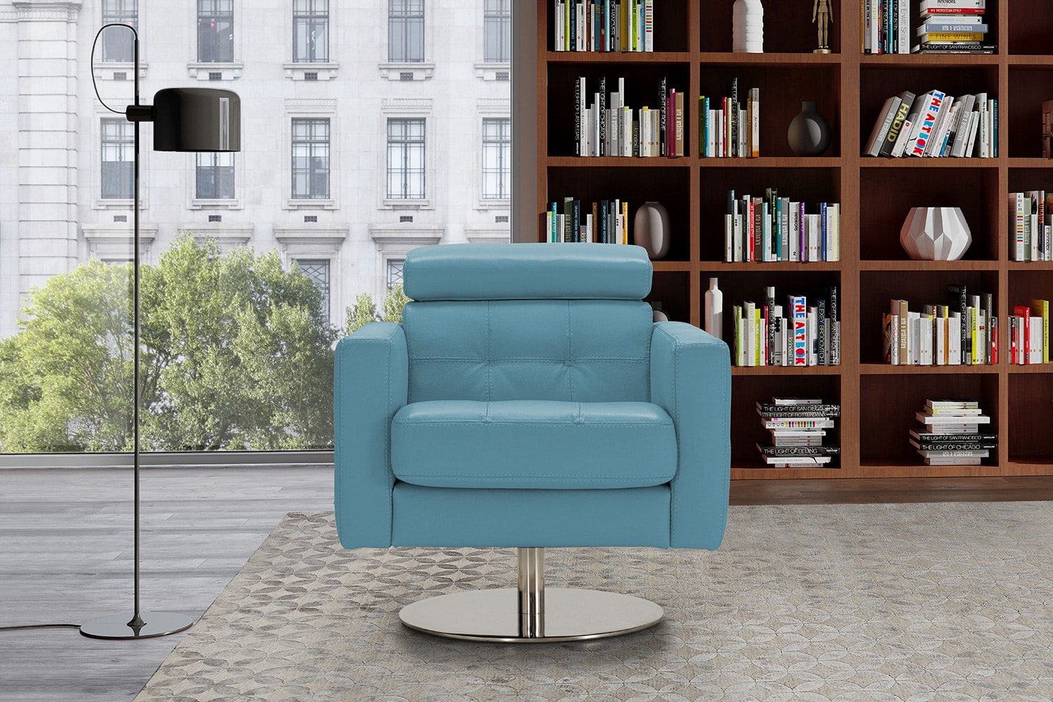 bellini milo chair blue