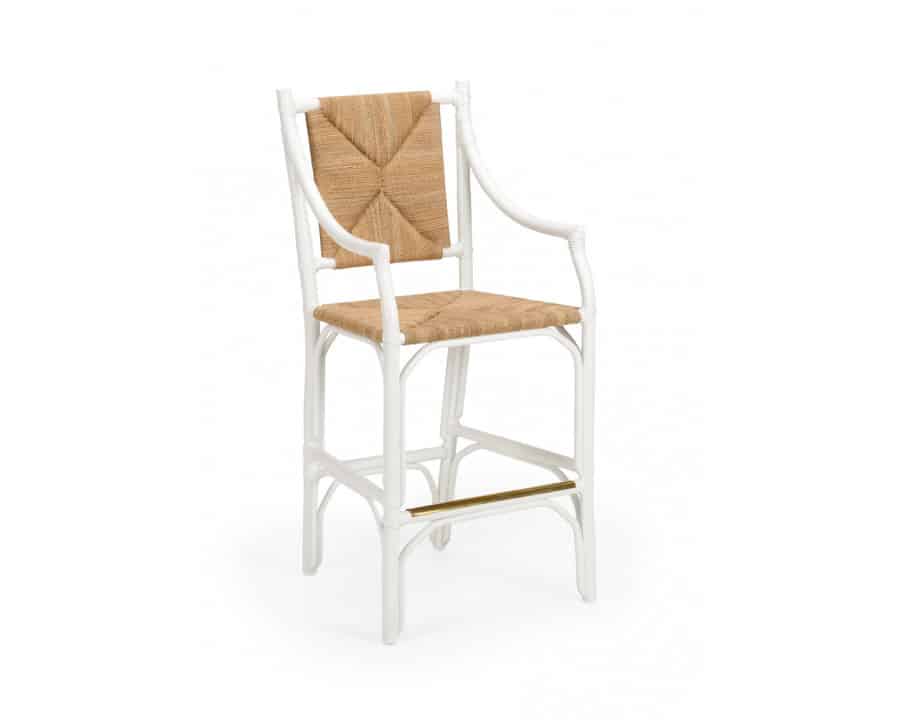 Chelsea House Mecklenburg Barstool - White