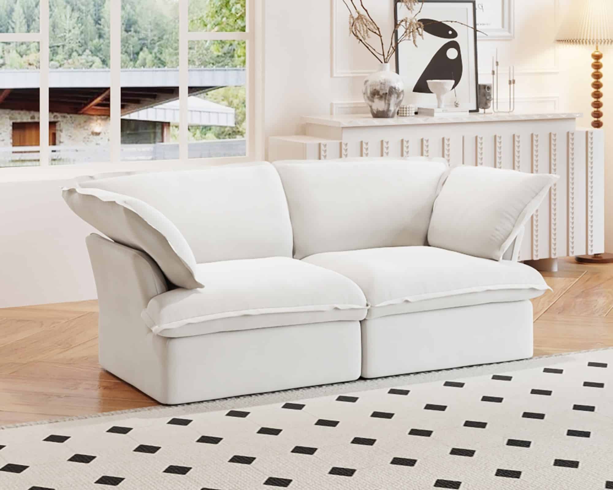 softspot loveseat couch sofa