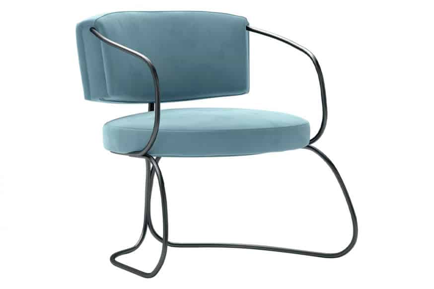 Estro™ IS 338 Circle Armchair - Leather