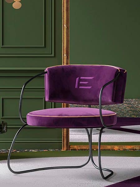 Estro™ IS 338 Circle Armchair - Leather