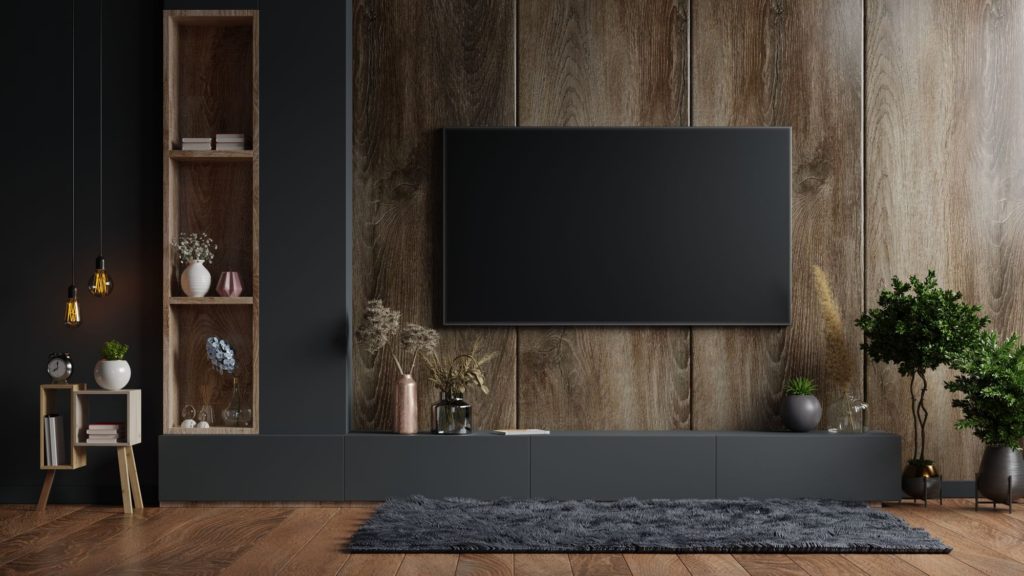 Furniture In Black And Dark Colors Accents TV