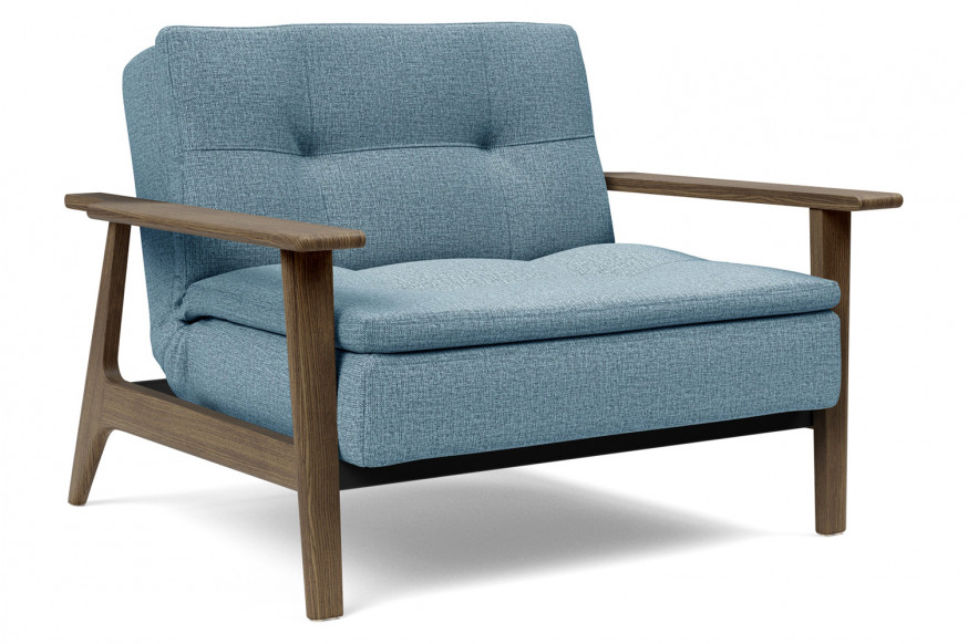 Innovation Living™ Dublexo Frej Chair Smoked Oak - 525 Mixed Dance Light Blue
