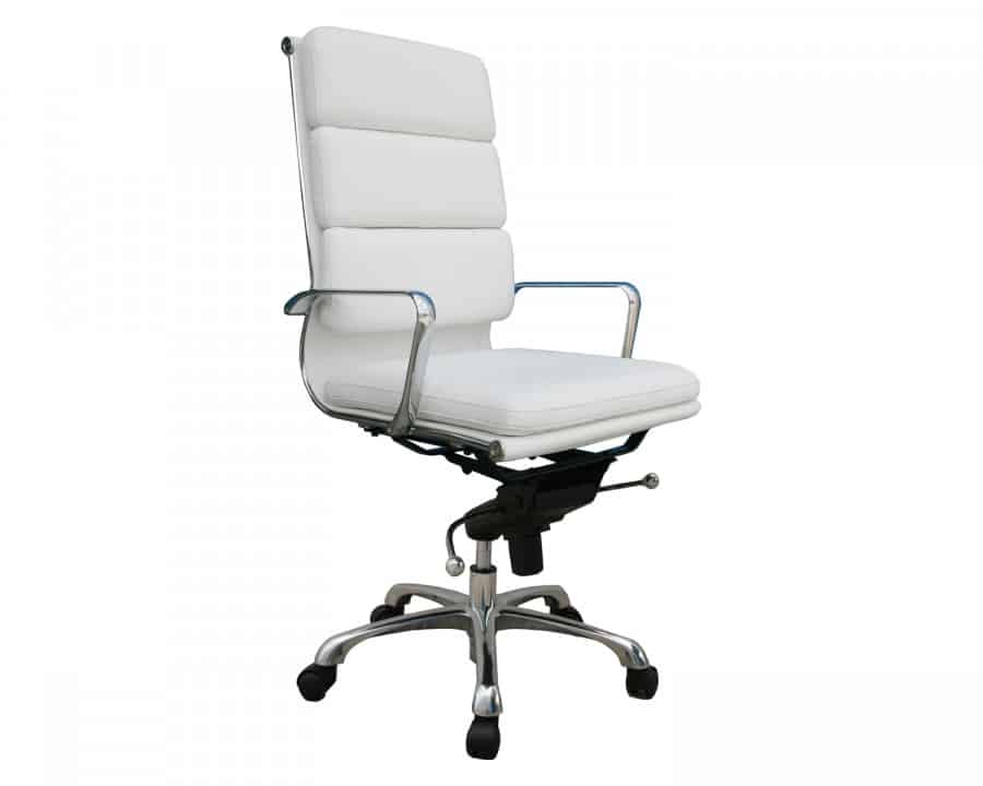 j&m office chair white