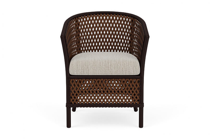 Lloyd Flanders™ Grand Traverse Barrel Dining Chair Callen Celadon, Caramel