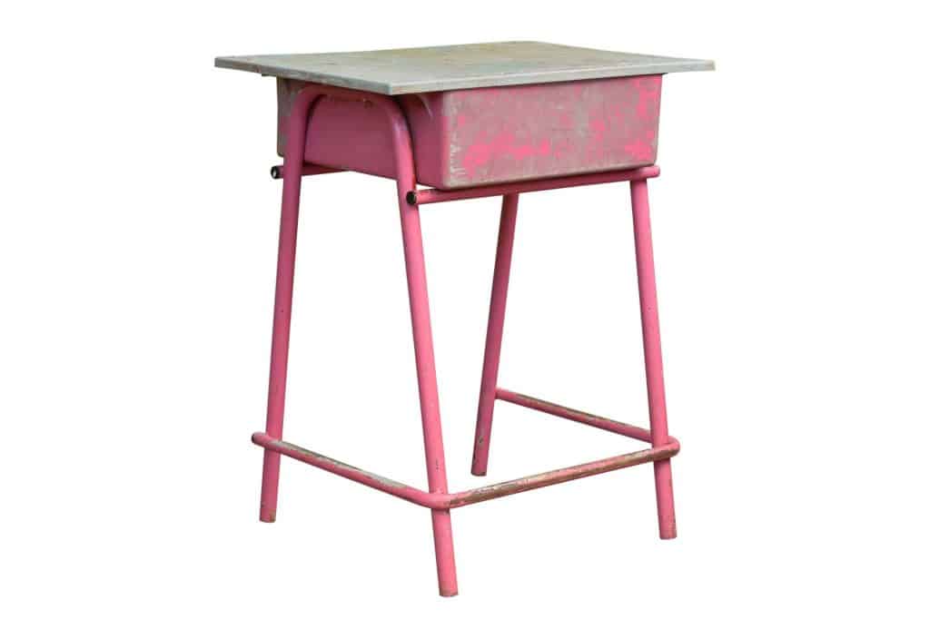 Old School Table Pink Height