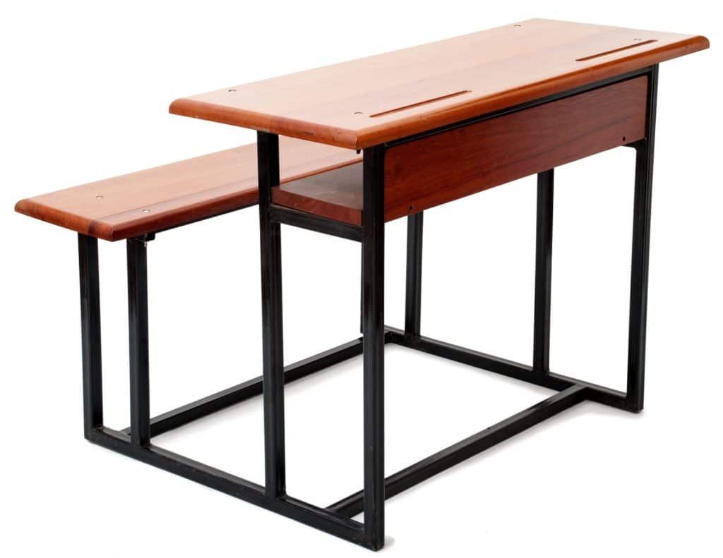 School Desk Chair Monolit Wood Colour