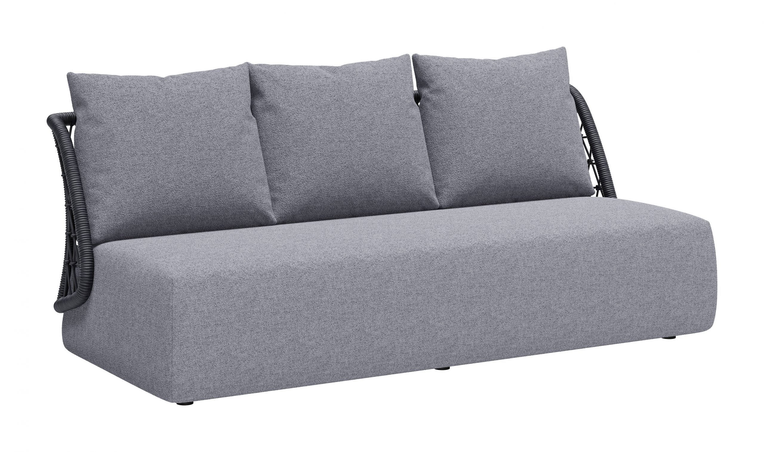 Gray comfortable sofa ZUO™ Mekan Sofa - Gray