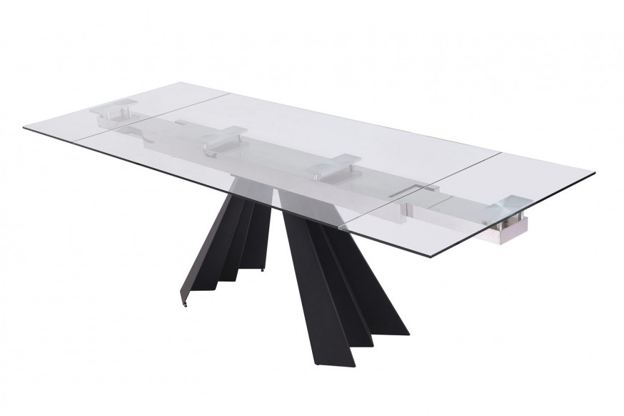 Whiteline™ Chicago Extendable Dining Table - Black