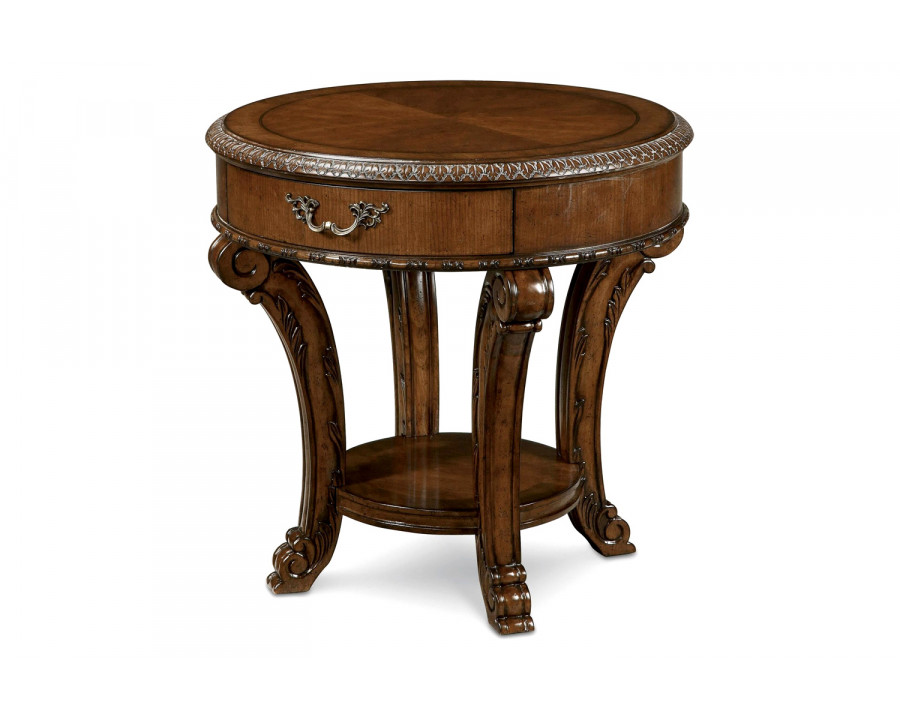 A.R.T. - Old World Round End Table