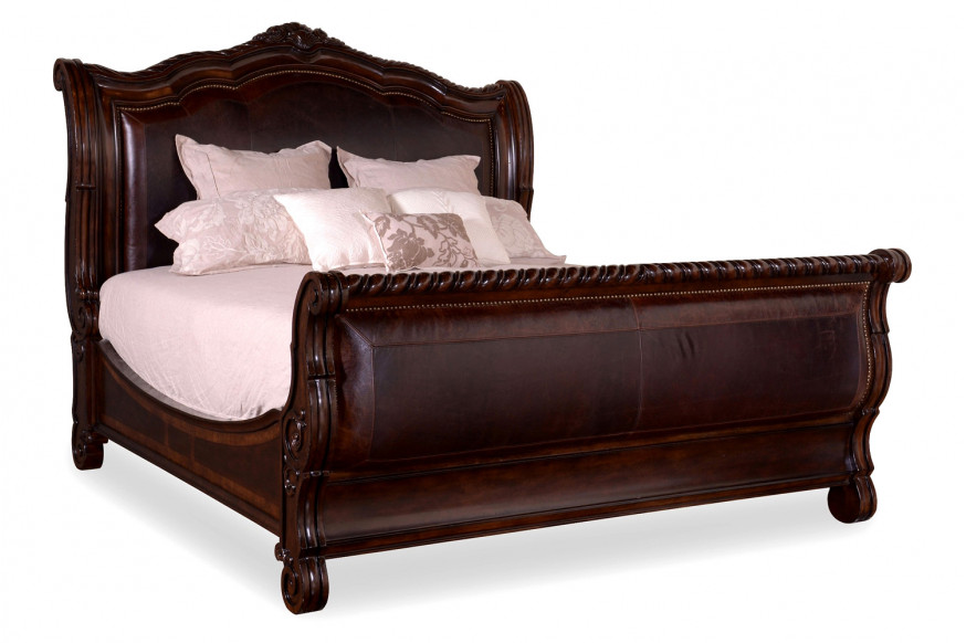 A.R.T.™ Valencia Upholstered Sleigh Bed - Queen Size