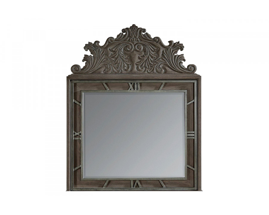 A.R.T. - Vintage Salvage Walnut Benjamin Mirror