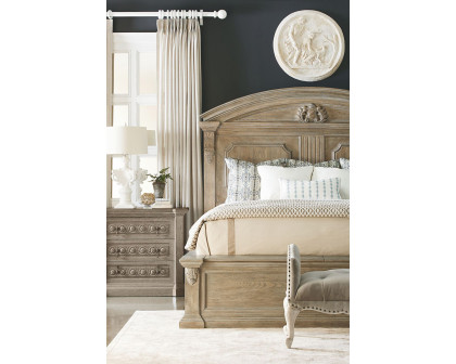 A.R.T. - Arch Salvage Parchment Chambers Panel Bedroom Set