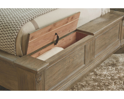 A.R.T. - Arch Salvage Parchment Chambers Panel Bedroom Set