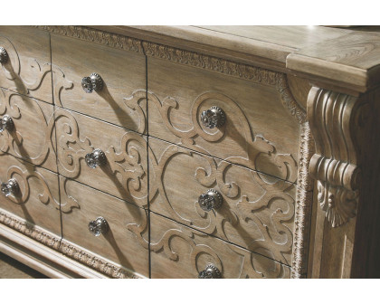 A.R.T. - Arch Salvage Parchment Chambers Panel Bedroom Set