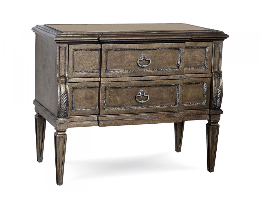 A.R.T. - Continental Crackle Bronze Nightstand