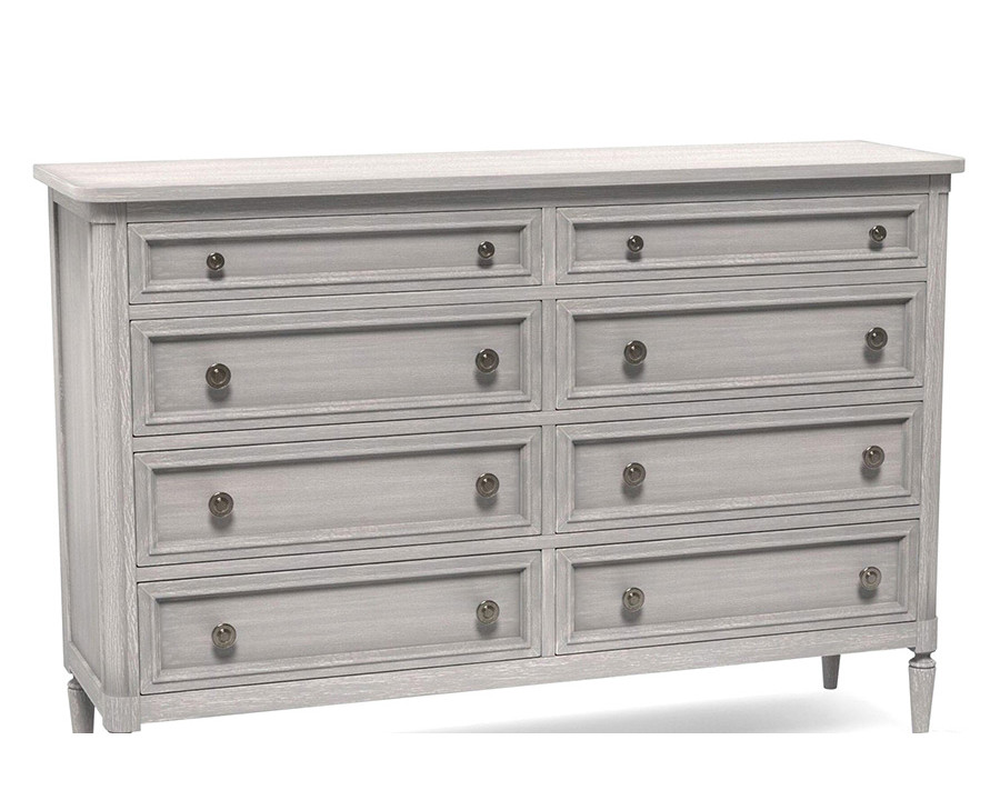 A.R.T. - Artiste Chippy Gray Charlotte 8 Drawer Dresser