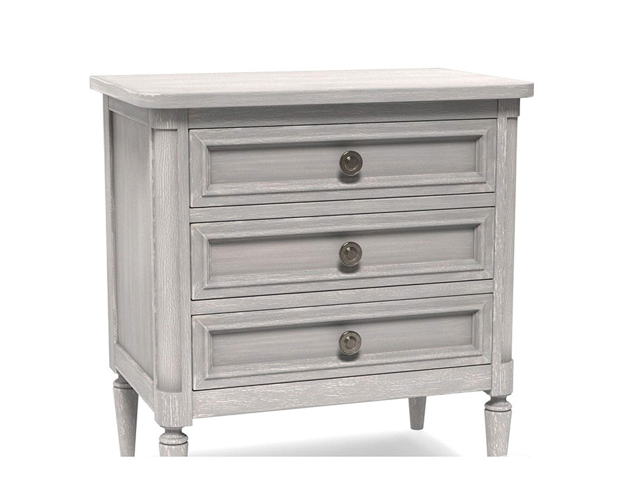 A.R.T. - Artiste Chippy Gray Charlotte Medium Nightstand