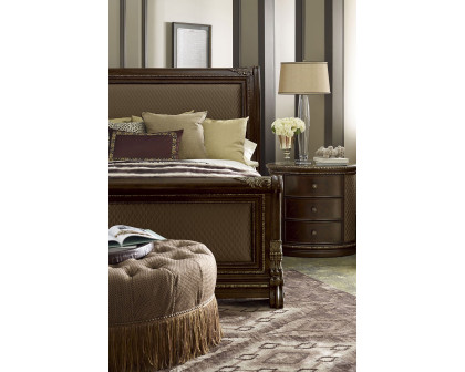 A.R.T. - Gables Upholstered Sleigh Bed Queen Size