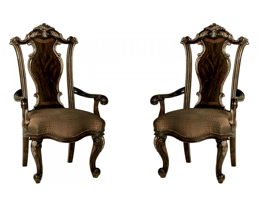 A.R.T. - Gables Wood Back Arm Chair Set of 2