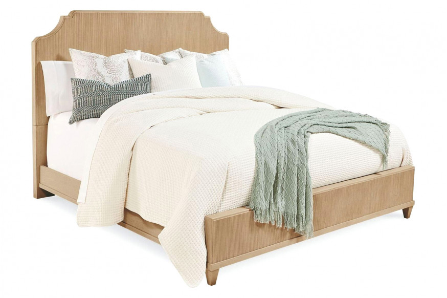 A.R.T.™ - Roseline Light Oak Georgia King Panel Bed