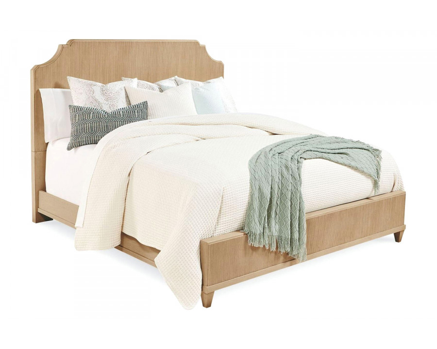 A.R.T. - Roseline Light Oak Georgia King Panel Bed