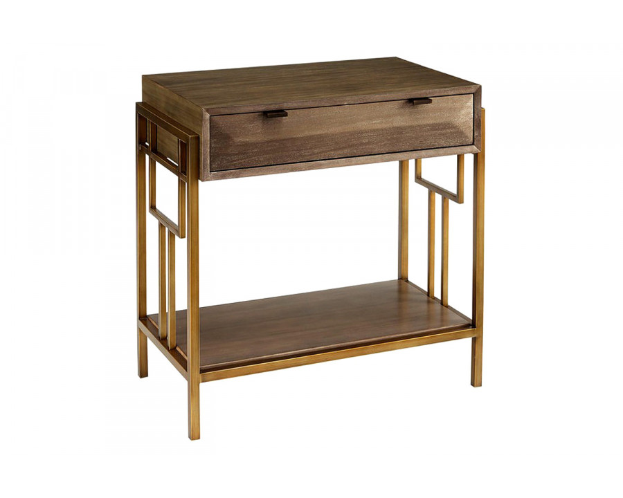 A.R.T. - Furniture Woodwright Ennis Nightstand Champagne