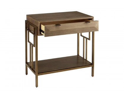 A.R.T. - Furniture Woodwright Ennis Nightstand Champagne