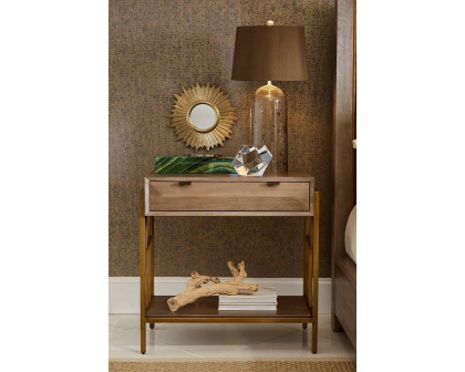 A.R.T. - Furniture Woodwright Ennis Nightstand Champagne