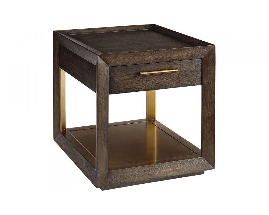 A.R.T. Woodwright Brown Balch End Table