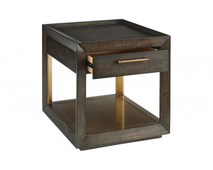 A.R.T. Woodwright Brown Balch End Table