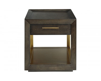 A.R.T. Woodwright Brown Balch End Table