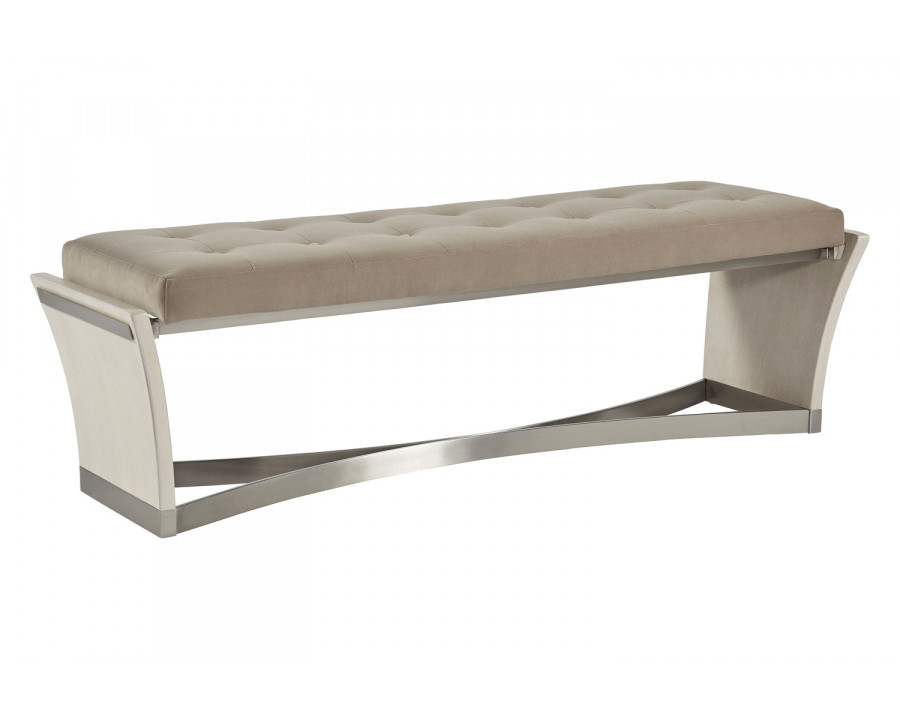 A.R.T. - La Scala Nickel Bed Bench