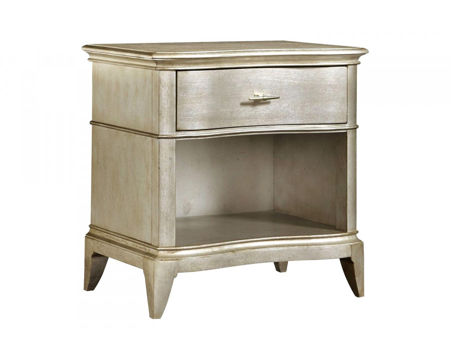 A.R.T. Starlite Silver Open Nightstand