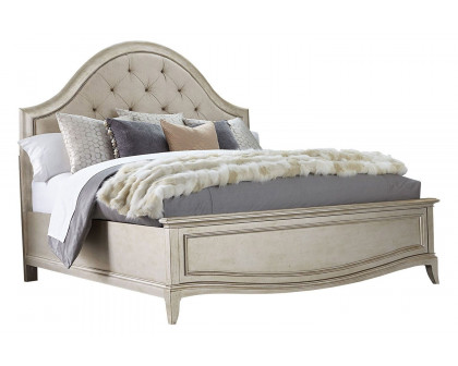 A.R.T. Starlite Silver Upholstered Panel Bedroom Set