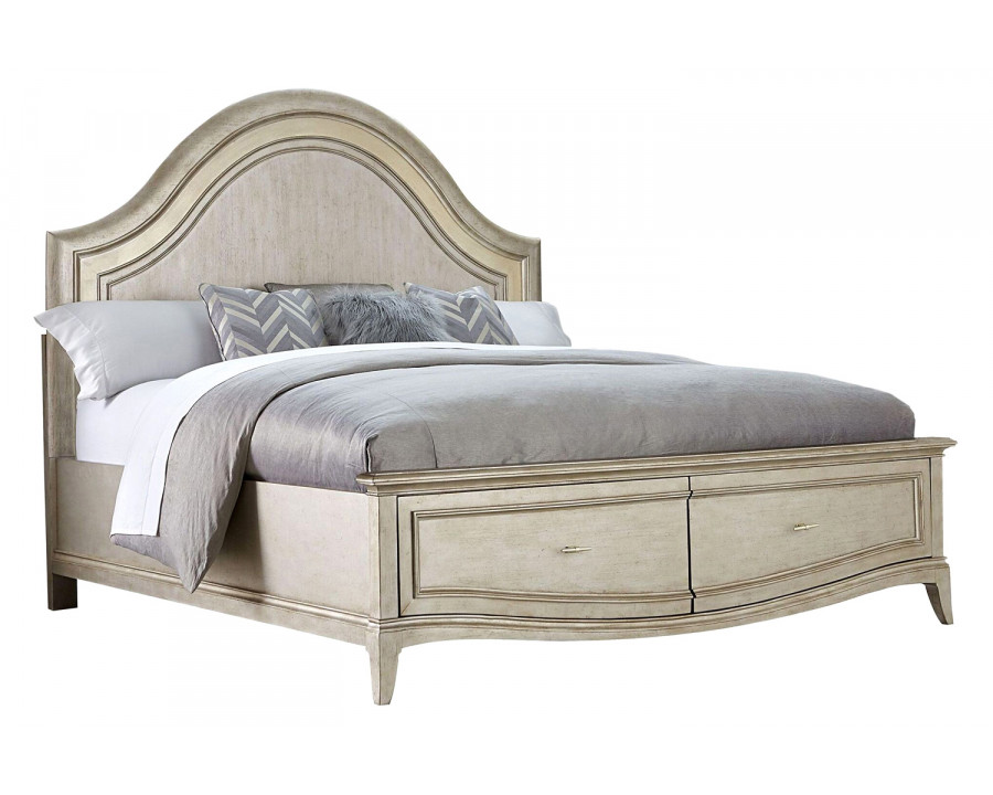 A.R.T. Starlite Silver Panel Bed - Queen Size, with Storage