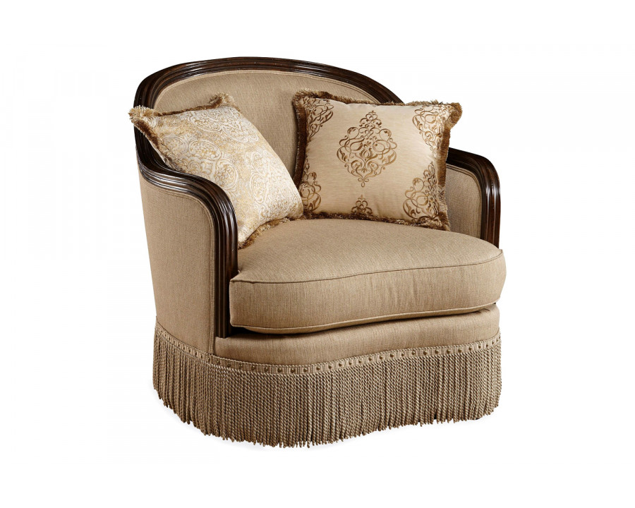 A.R.T. - Giovanna Golden Quartz Upholstered Chair