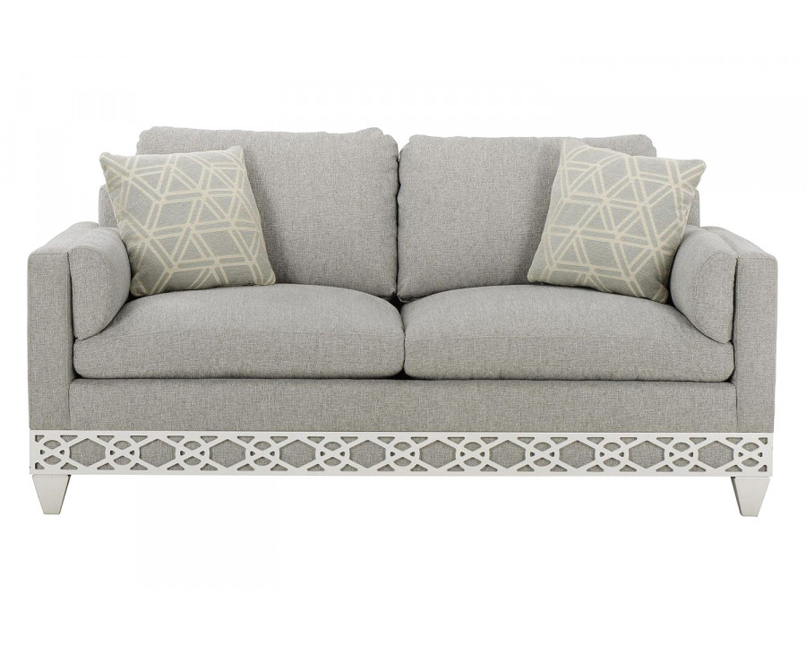 A.R.T. - Summer Creek Harbor White Upholstered Hatteras Spa Studio Sofa