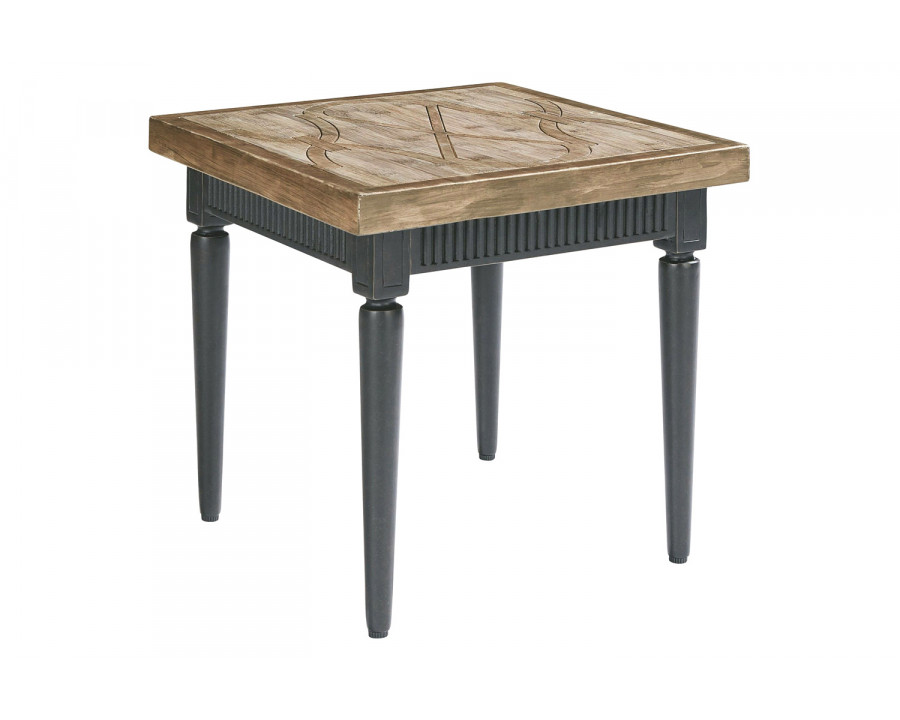 A.R.T. Morrissey Leon Charcoal 22 Square Outdoor End Table