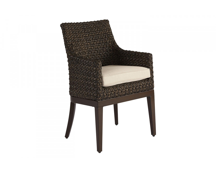 A.R.T. - Epicenters Ebony Franklin Wicker Outdoor Dining Chair