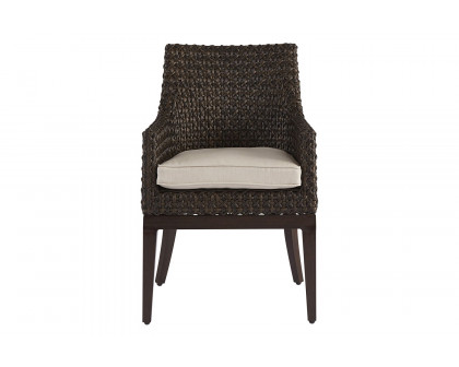 A.R.T. - Epicenters Ebony Franklin Wicker Outdoor Dining Chair