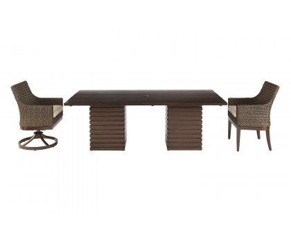 A.R.T. - Epicenters Ebony Franklin Wicker Outdoor Dining Chair