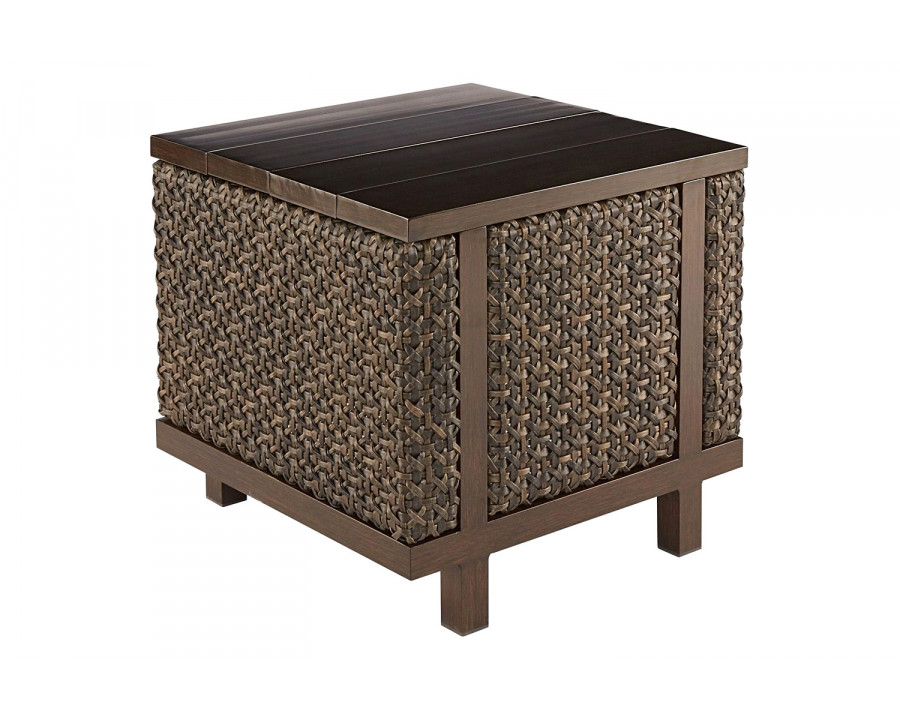 A.R.T. - Epicenters Ebony Greenwick Outdoor End Table