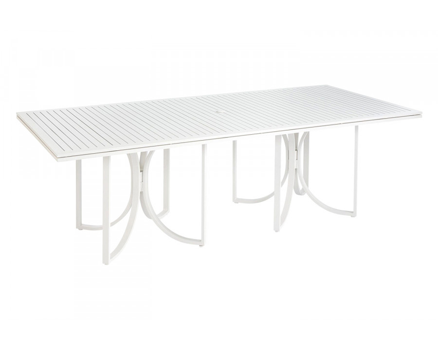 A.R.T. - Cityscapes Paint White Empire Outdoor Rectangular Dining Table