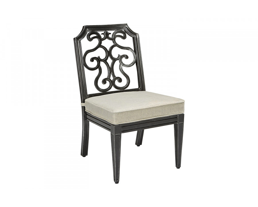 A.R.T. - Arch Salvage Garden Gate Gabrielle Outdoor Side Dining Chair Set of 2