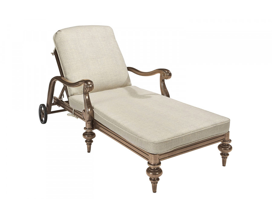 A.R.T. - Arch Salvage Branch Cannes Outdoor Chaise Lounge